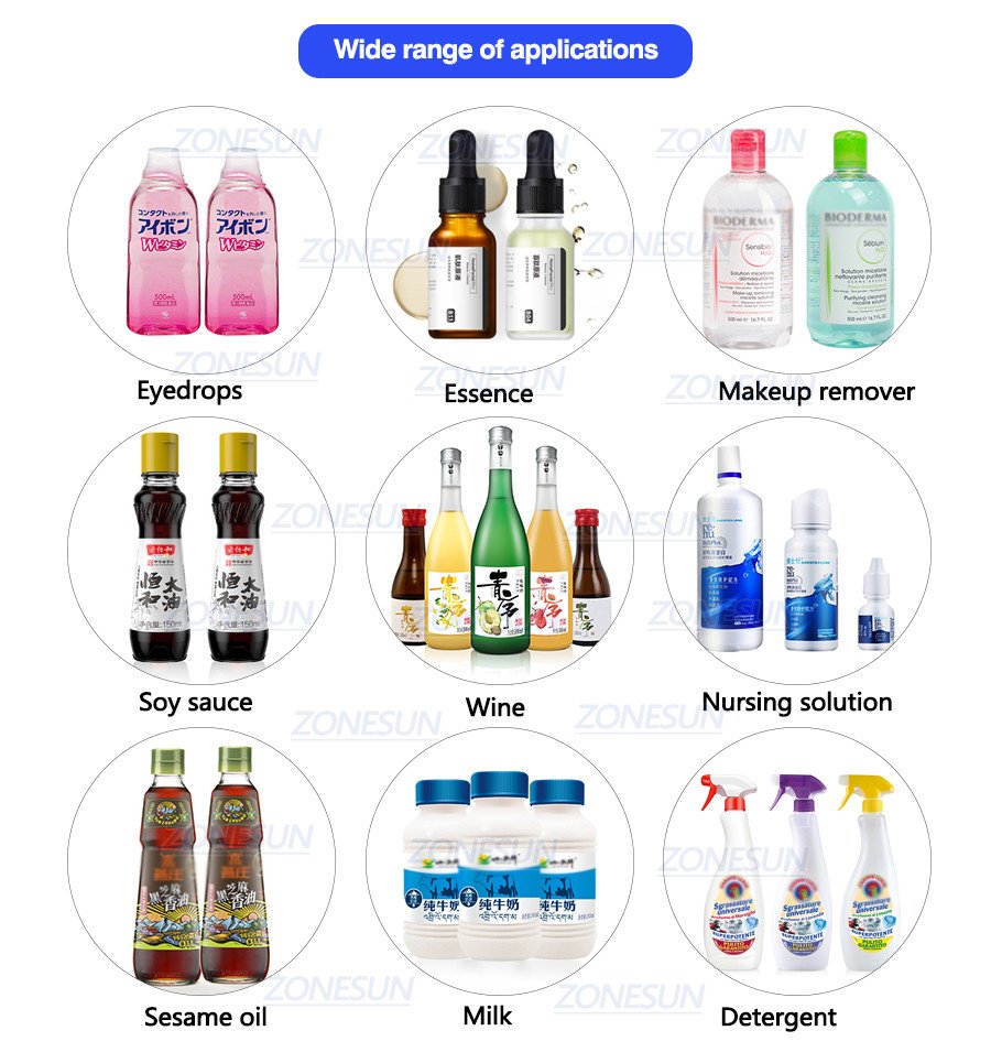 ZONESUN Full Automatic Magnetic Pump Liquid Filling Machine-ZONESUN TECHNOLOGY LIMITED