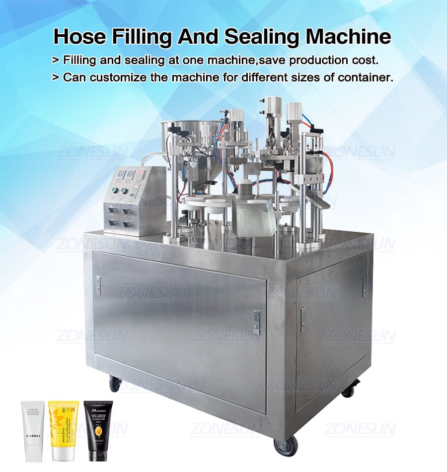 ZONESUN Automatic Tube Filling Sealing Machine For Toothpaste-ZONESUN TECHNOLOGY LIMITED ZONESUN Automatic Tube Filling Sealing Machine For Toothpaste-ZONESUN TECHNOLOGY LIMITED