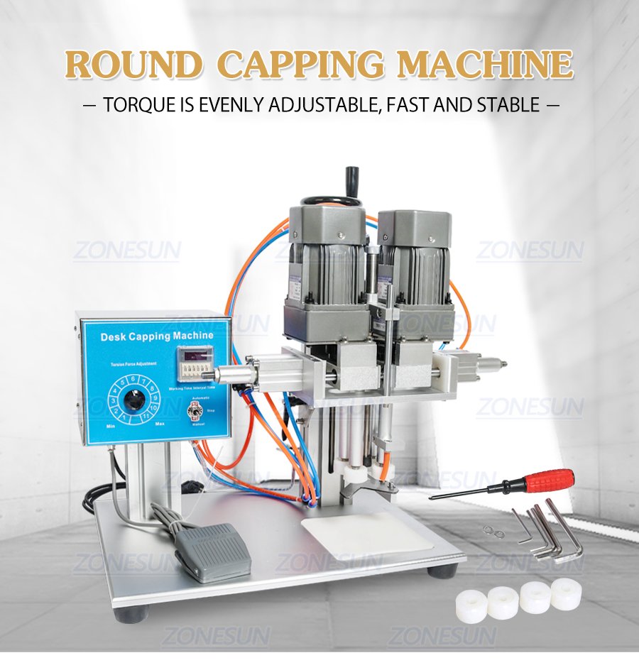 Desktop Bottle Capping Machine-ZONESUN TECHNOLOGY LIMITED Desktop Bottle Capping Machine-ZONESUN TECHNOLOGY LIMITED
