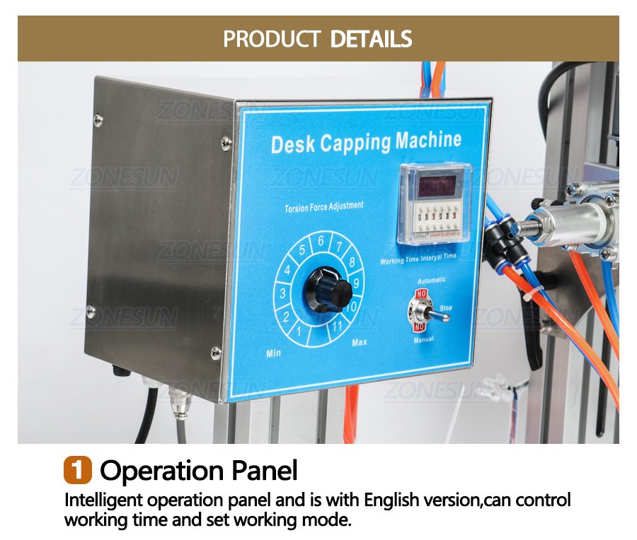 Desktop Bottle Capping Machine-ZONESUN TECHNOLOGY LIMITED Desktop Bottle Capping Machine-ZONESUN TECHNOLOGY LIMITED
