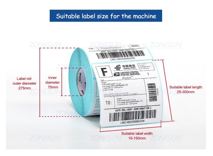 ZONESUN Automatic Flat Surface Labeling Machine-ZONESUN TECHNOLOGY LIMITED