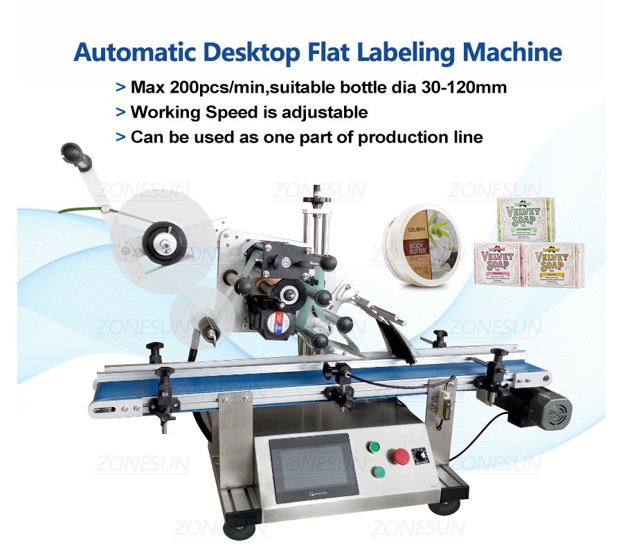 ZONESUN Automatic Flat Surface Labeling Machine-ZONESUN TECHNOLOGY LIMITED
