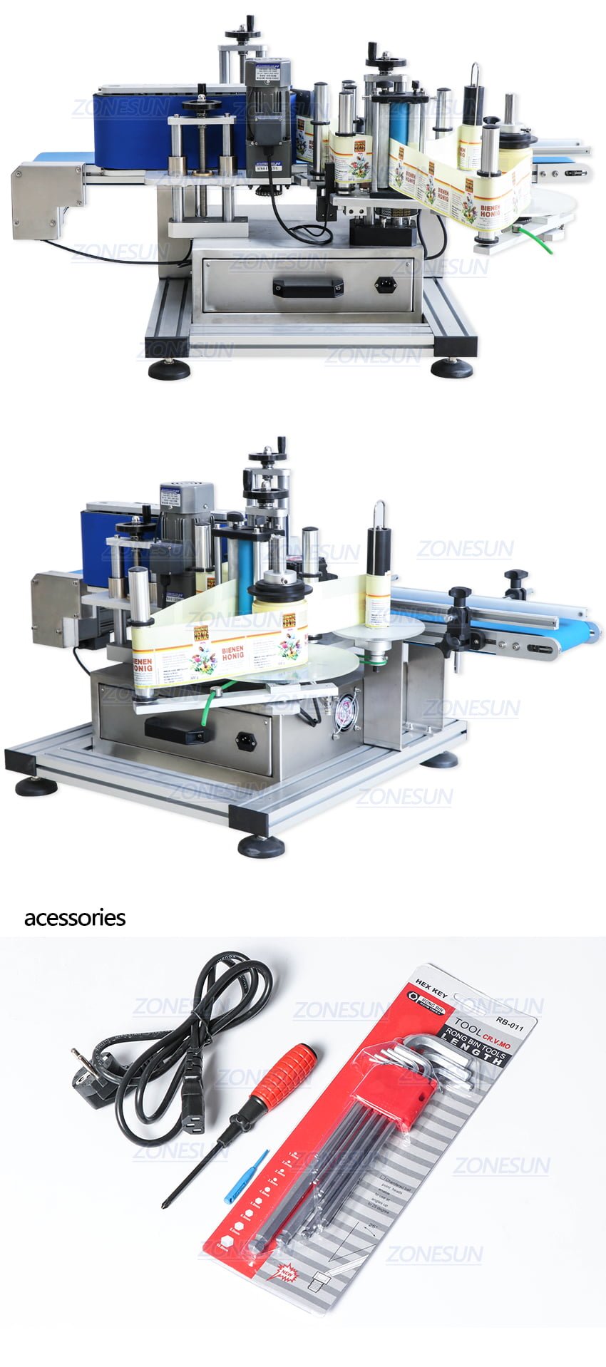 ZONESUN Automatic Round Bottle Labeling Machine-ZONESUN TECHNOLOGY LIMITED ZONESUN Automatic Round Bottle Labeling Machine-ZONESUN TECHNOLOGY LIMITED