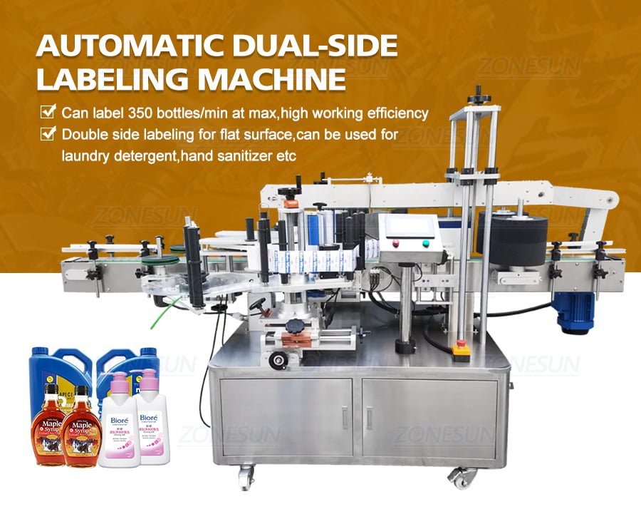 ZONESUN ZS-TB600 Full Automatic Flat Surface Labeling Machine-ZONESUN TECHNOLOGY LIMITED