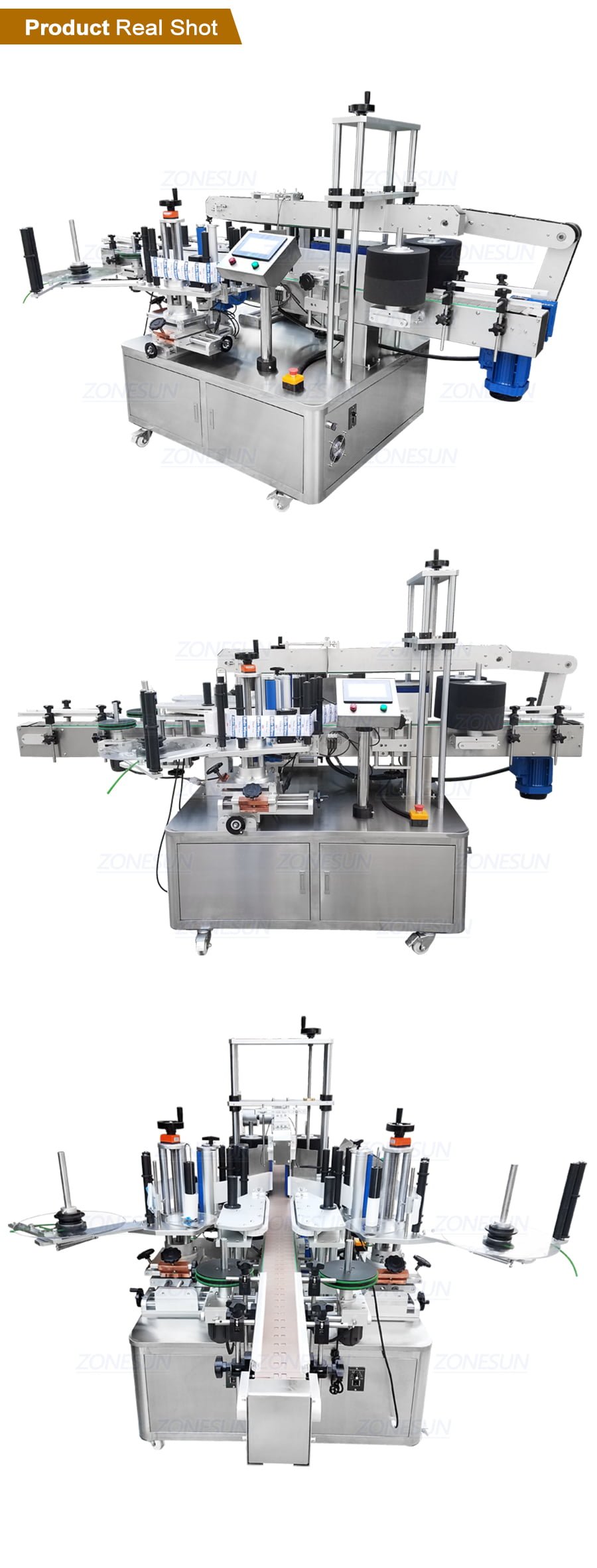 ZONESUN ZS-TB600 Full Automatic Flat Surface Labeling Machine-ZONESUN TECHNOLOGY LIMITED