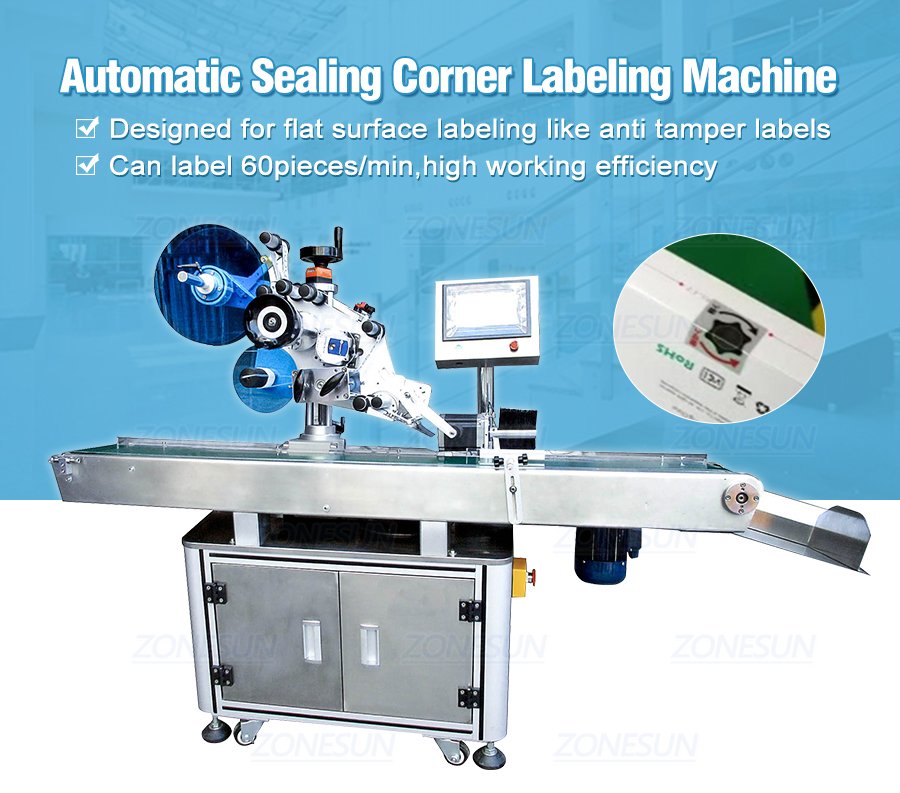 ZONESUN ZS-TB833 Full Automatic Anti Tamper Labeling Machine-ZONESUN TECHNOLOGY LIMITED