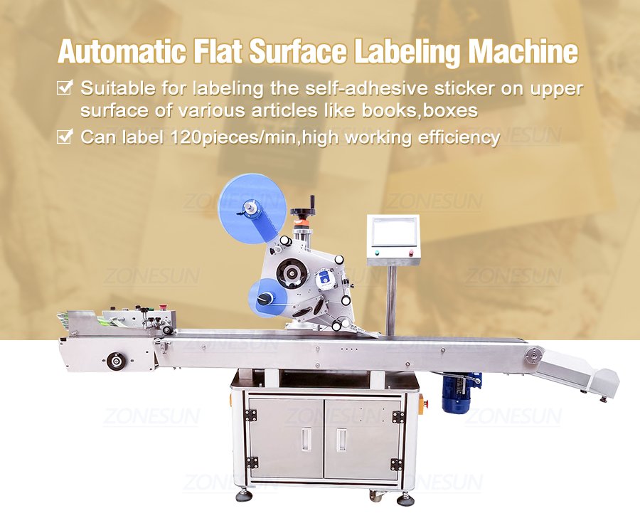 ZONESUN ZS-TB832 Full Automatic Flat Surface Labeling Machine For Packaging Bags-ZONESUN TECHNOLOGY LIMITED