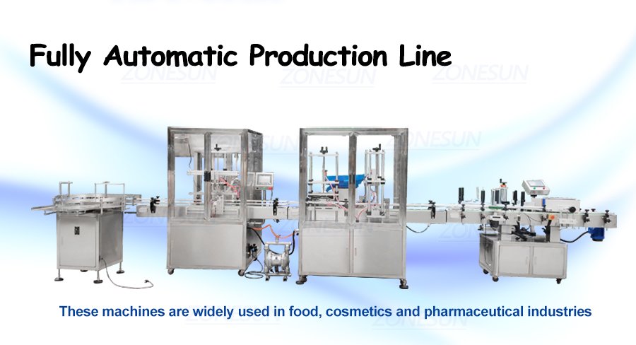 ZONESUN Full Automatic Filling Capping Labeling Machine For Production Line-ZONESUN TECHNOLOGY LIMITED