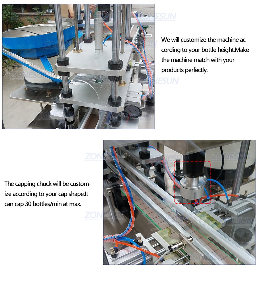 ZONESUN Full Automatic Filling Capping Labeling Machine For Production Line-ZONESUN TECHNOLOGY LIMITED