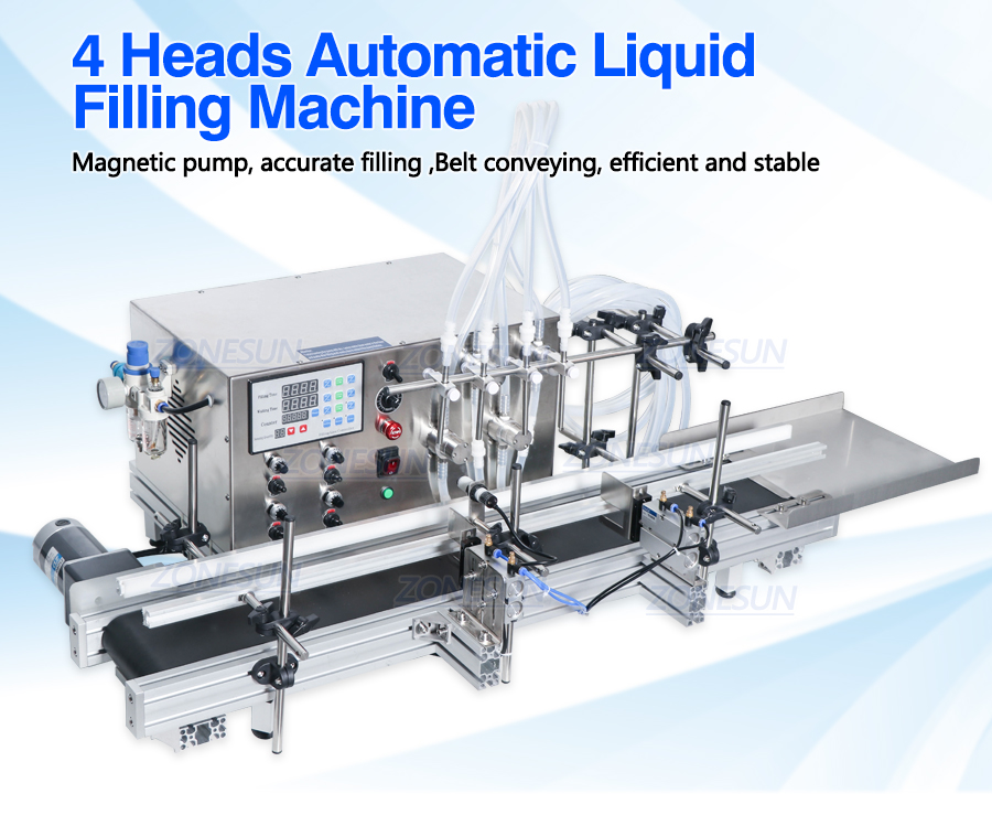 ZONESUN Automatic Magnetic Pump Liquid Filling Machine-ZONESUN TECHNOLOGY LIMITED ZONESUN Automatic Magnetic Pump Liquid Filling Machine-ZONESUN TECHNOLOGY LIMITED