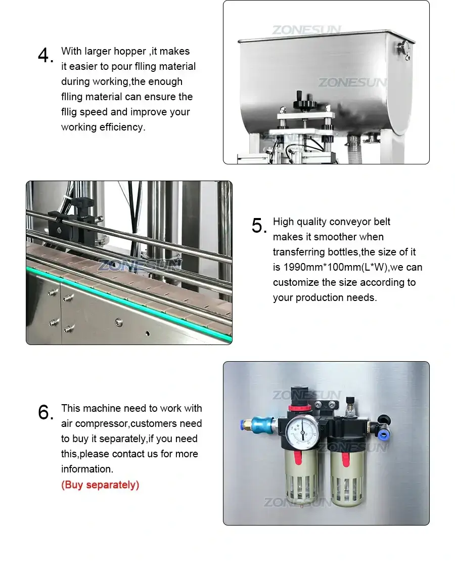 Double-head Paste Filling Machine-ZONESUN TECHNOLOGY LIMITED Double-head Paste Filling Machine-ZONESUN TECHNOLOGY LIMITED