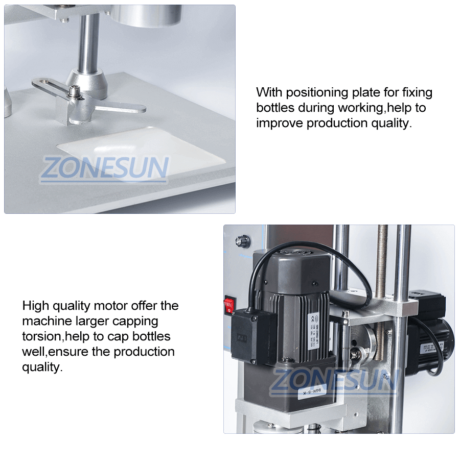 ZONESUN ZS-XG450 Desktop Bottle Capping Machine-ZONESUN TECHNOLOGY LIMITED ZONESUN ZS-XG450 Desktop Bottle Capping Machine-ZONESUN TECHNOLOGY LIMITED
