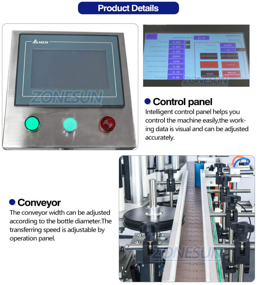 Round Bottle Labeling Machine-ZONESUN TECHNOLOGY LIMITED Round Bottle Labeling Machine-ZONESUN TECHNOLOGY LIMITED
