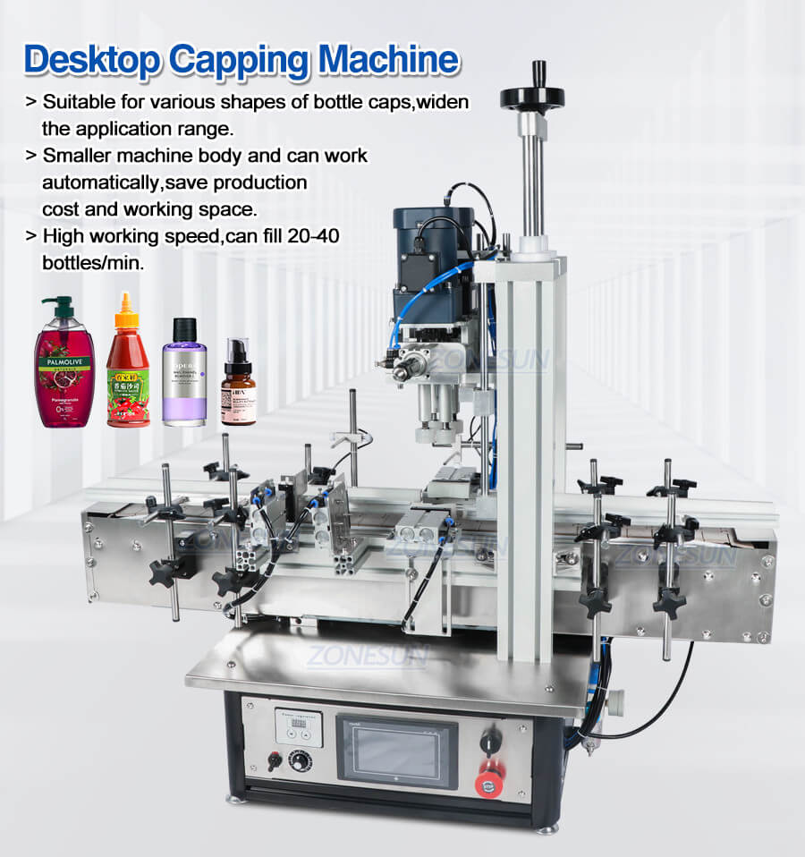 Desktop Bottle Capping Machine-ZONESUN TECHNOLOGY LIMITED Desktop Bottle Capping Machine-ZONESUN TECHNOLOGY LIMITED
