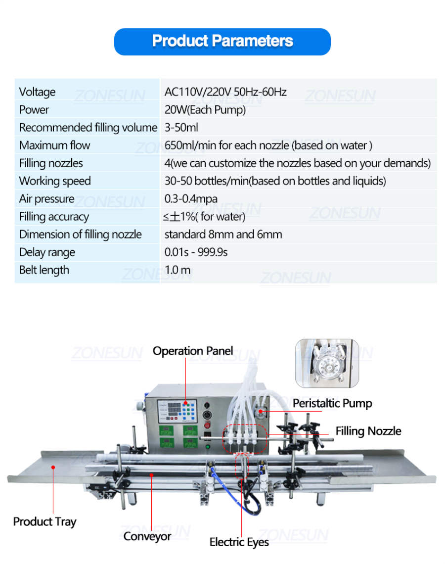 ZONESUN Desktop Automatic Liquid Filling Machine For Essential Oil-ZONESUN TECHNOLOGY LIMITED ZONESUN Desktop Automatic Liquid Filling Machine For Essential Oil-ZONESUN TECHNOLOGY LIMITED