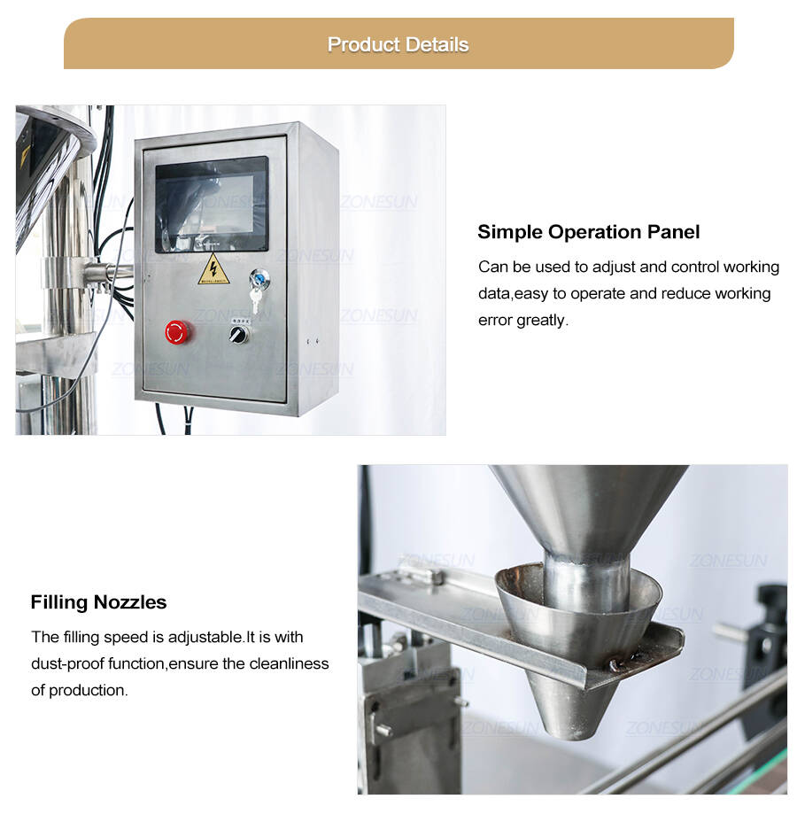 Automatic Powder Filling Machine For Curry Powder Matcha Powder-ZONESUN TECHNOLOGY LIMITED Automatic Powder Filling Machine For Curry Powder Matcha Powder-ZONESUN TECHNOLOGY LIMITED