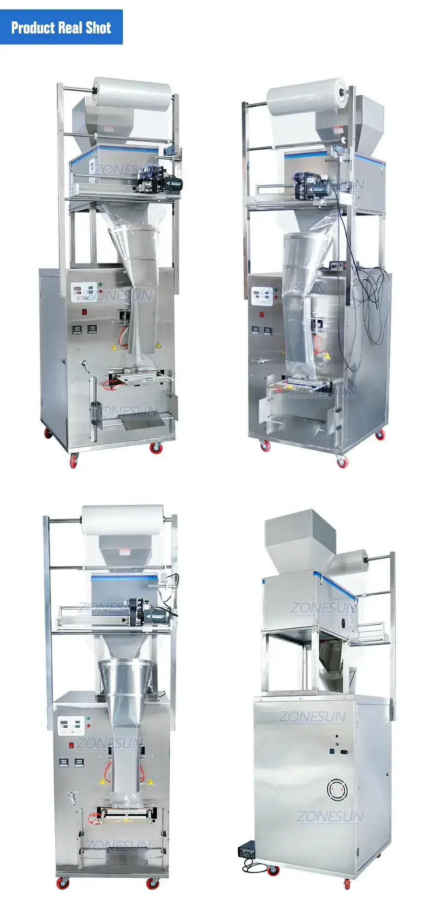 ZONESUN ZS-FM1000 Large Capacity Automatic Filling Sealing Machine-ZONESUN TECHNOLOGY LIMITED ZONESUN ZS-FM1000 Large Capacity Automatic Filling Sealing Machine-ZONESUN TECHNOLOGY LIMITED