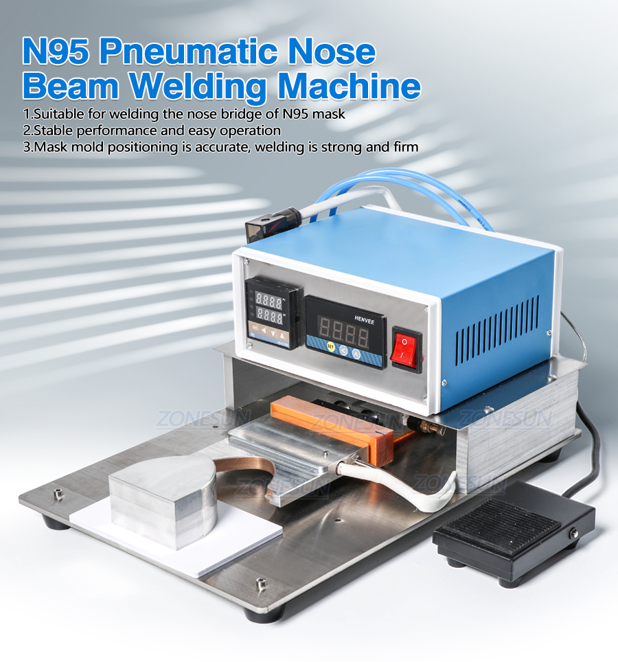ZONESUN Nose Bridge Welding Making Machine For N95 Face Mask-ZONESUN TECHNOLOGY LIMITED ZONESUN Nose Bridge Welding Making Machine For N95 Face Mask-ZONESUN TECHNOLOGY LIMITED