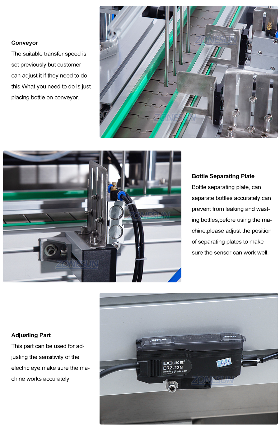 ZONESUN Automatic 4 Head Peristaltic Pump Filling Machine-ZONESUN TECHNOLOGY LIMITED ZONESUN Automatic 4 Head Peristaltic Pump Filling Machine-ZONESUN TECHNOLOGY LIMITED