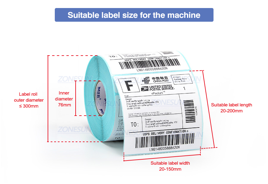 Double Head Flat Labeling Machine-ZONESUN TECHNOLOGY LIMITED Double Head Flat Labeling Machine-ZONESUN TECHNOLOGY LIMITED