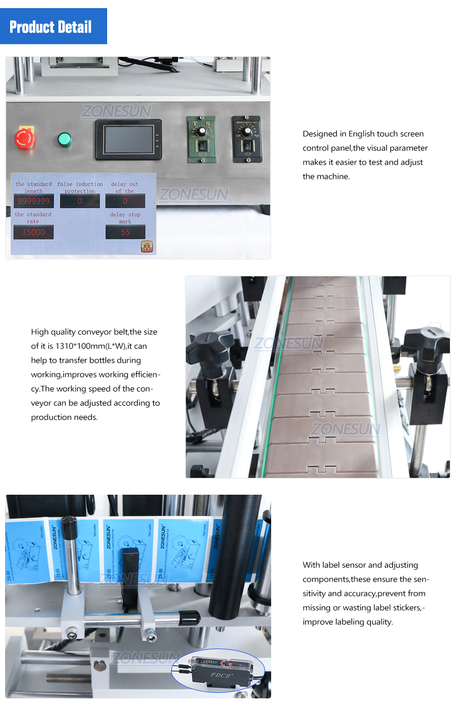 ZONESUN ZS-TB150A Automatic Round Bottle Labeling Machine-ZONESUN TECHNOLOGY LIMITED ZONESUN ZS-TB150A Automatic Round Bottle Labeling Machine-ZONESUN TECHNOLOGY LIMITED