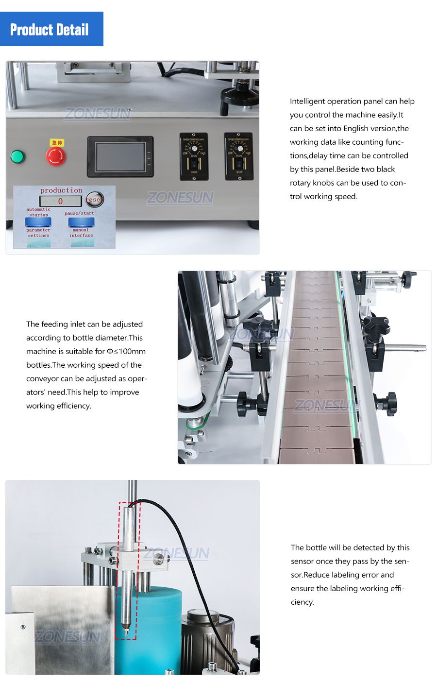 ZONESUN ZS-TB500A Automatic Round bottles Positioning And Labeling Machine-ZONESUN TECHNOLOGY LIMITED ZONESUN ZS-TB500A Automatic Round bottles Positioning And Labeling Machine-ZONESUN TECHNOLOGY LIMITED