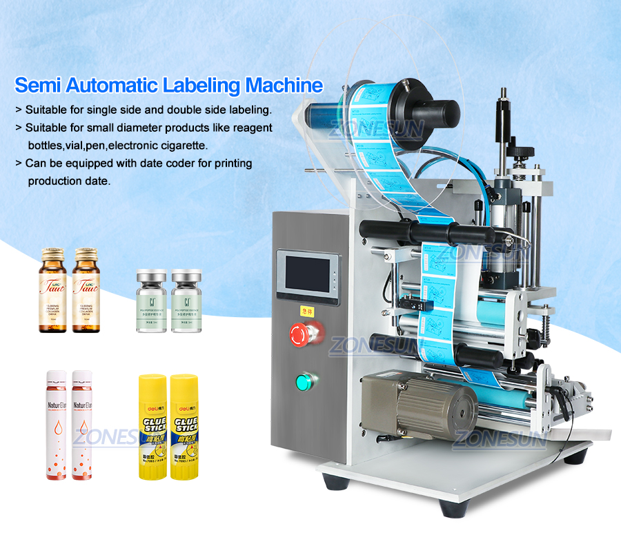 ZONESUN ZS-TB100S2 Automatic Discharge Round Bottle Labeling Machine-ZONESUN TECHNOLOGY LIMITED ZONESUN ZS-TB100S2 Automatic Discharge Round Bottle Labeling Machine-ZONESUN TECHNOLOGY LIMITED
