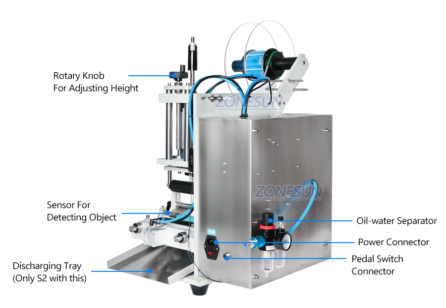 ZONESUN ZS-TB100S2 Automatic Discharge Round Bottle Labeling Machine-ZONESUN TECHNOLOGY LIMITED ZONESUN ZS-TB100S2 Automatic Discharge Round Bottle Labeling Machine-ZONESUN TECHNOLOGY LIMITED