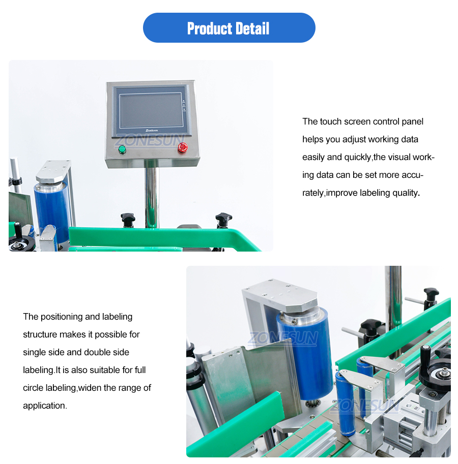 Automatic Round Bottle Labeling Machine-ZONESUN TECHNOLOGY LIMITED Automatic Round Bottle Labeling Machine-ZONESUN TECHNOLOGY LIMITED