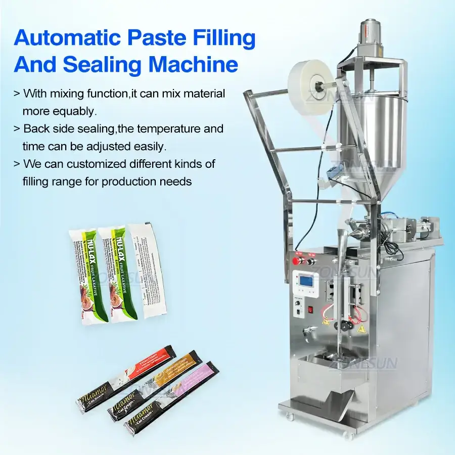 Honey Stick Filling Sealing Machine-ZONESUN TECHNOLOGY LIMITED Honey Stick Filling Sealing Machine-ZONESUN TECHNOLOGY LIMITED