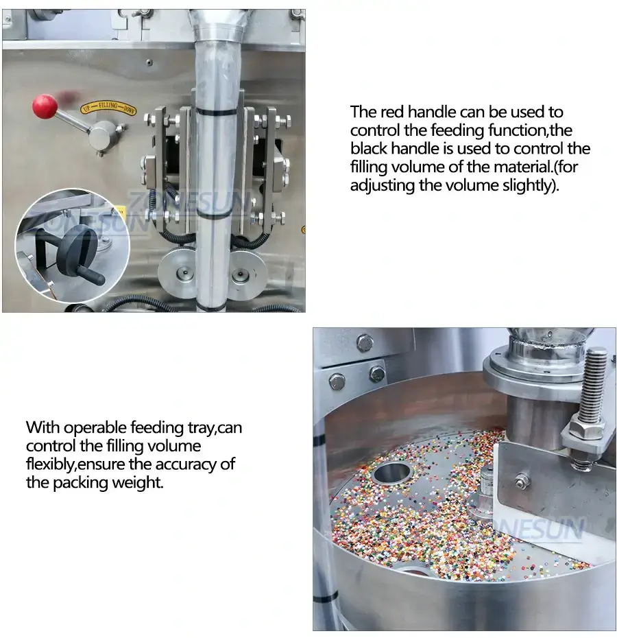 Granule Filling Sealing Machine-ZONESUN TECHNOLOGY LIMITED Granule Filling Sealing Machine-ZONESUN TECHNOLOGY LIMITED
