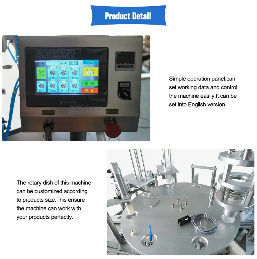 Coffee Capsule Filling And Sealing Machine-ZONESUN TECHNOLOGY LIMITED Coffee Capsule Filling And Sealing Machine-ZONESUN TECHNOLOGY LIMITED