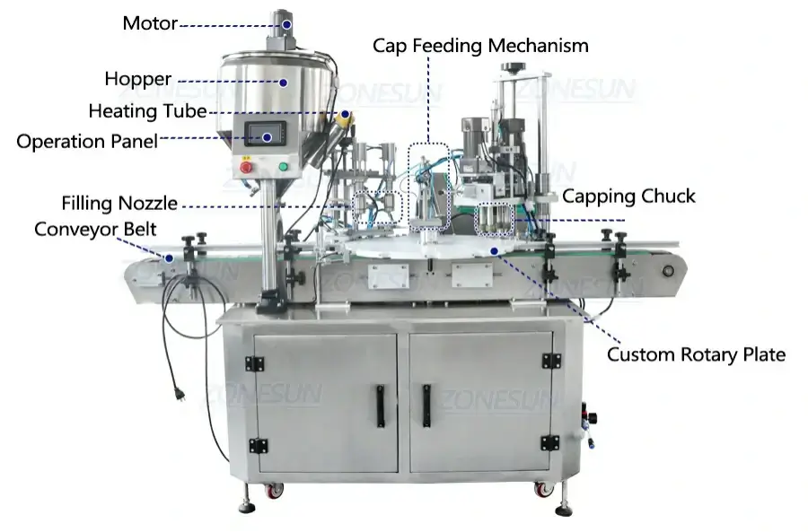 Vial Filling And Cappping Machine-ZONESUN TECHNOLOGY LIMITED Vial Filling And Cappping Machine-ZONESUN TECHNOLOGY LIMITED