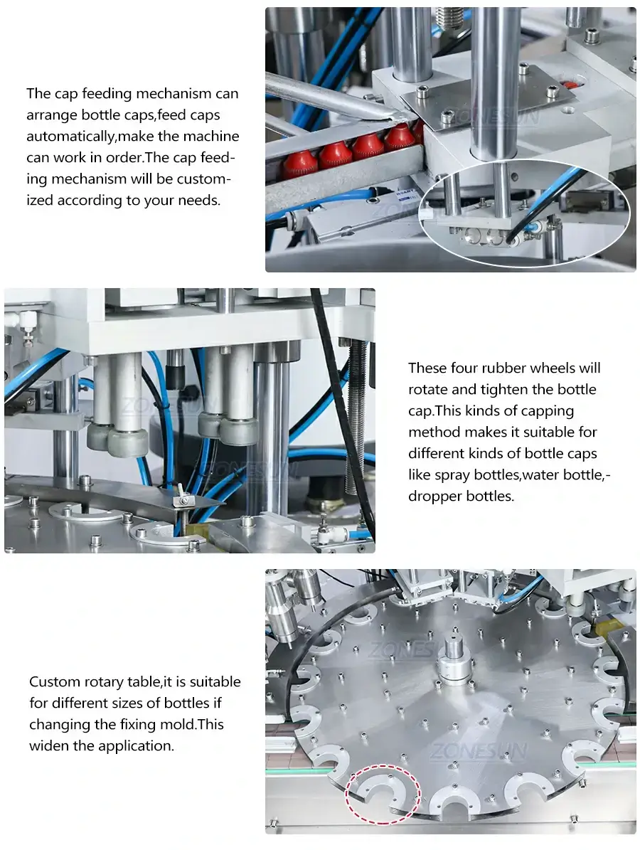 4 In1 Filling And Capping Machine-ZONESUN TECHNOLOGY LIMITED 4 In1 Filling And Capping Machine-ZONESUN TECHNOLOGY LIMITED