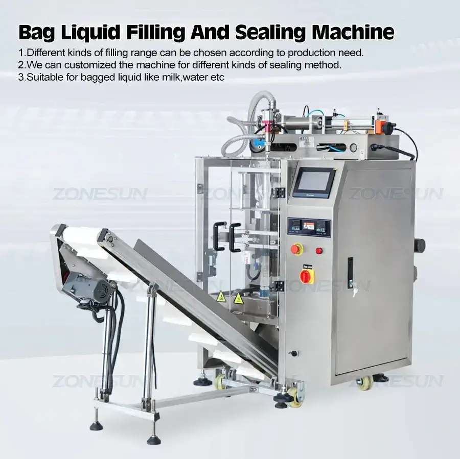 Liquid Bag Back Sealing Packing Machine-ZONESUN TECHNOLOGY LIMITED Liquid Bag Back Sealing Packing Machine-ZONESUN TECHNOLOGY LIMITED