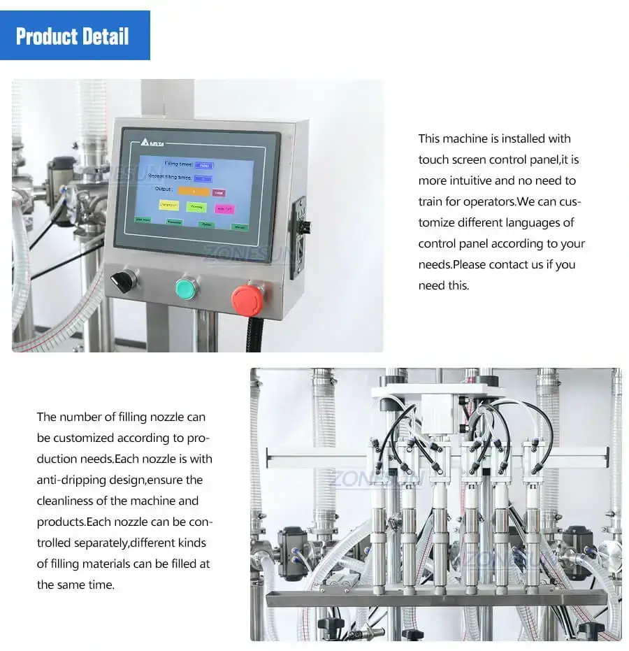 ZONESUN ZS-YT6T-6P Automatic Pneumatic Paste Filling Machine-ZONESUN TECHNOLOGY LIMITED ZONESUN ZS-YT6T-6P Automatic Pneumatic Paste Filling Machine-ZONESUN TECHNOLOGY LIMITED