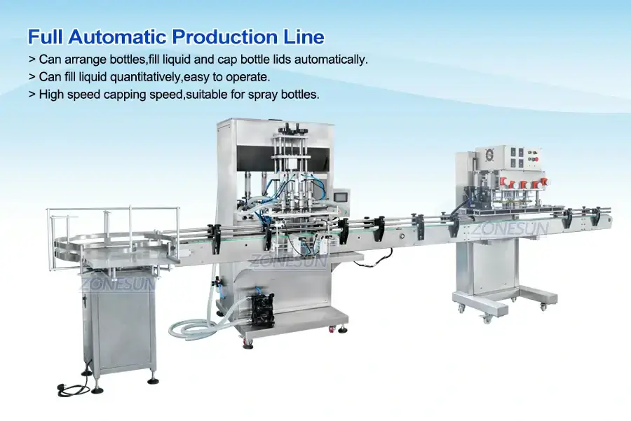 Automatic High-speed Servo Filling And Capping Machine-ZONESUN TECHNOLOGY LIMITED Automatic High-speed Servo Filling And Capping Machine-ZONESUN TECHNOLOGY LIMITED