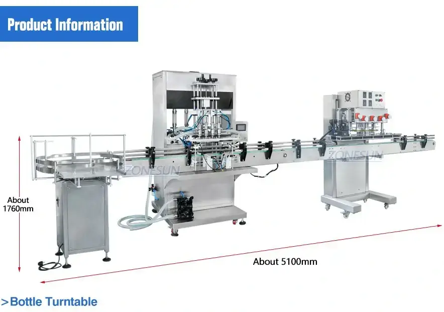 Automatic High-speed Servo Filling And Capping Machine-ZONESUN TECHNOLOGY LIMITED Automatic High-speed Servo Filling And Capping Machine-ZONESUN TECHNOLOGY LIMITED