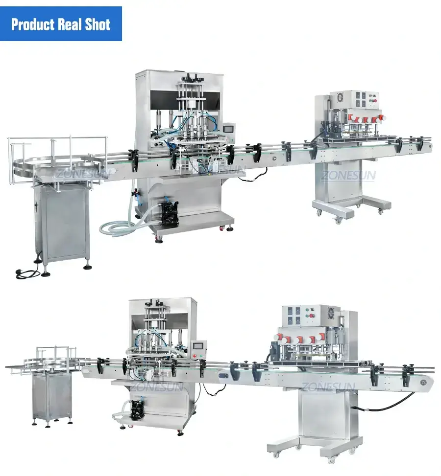 Automatic High-speed Servo Filling And Capping Machine-ZONESUN TECHNOLOGY LIMITED Automatic High-speed Servo Filling And Capping Machine-ZONESUN TECHNOLOGY LIMITED