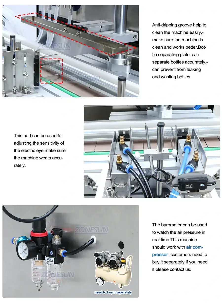 4-head Vertical Magnetic Pump Filling Machine-ZONESUN TECHNOLOGY LIMITED 4-head Vertical Magnetic Pump Filling Machine-ZONESUN TECHNOLOGY LIMITED