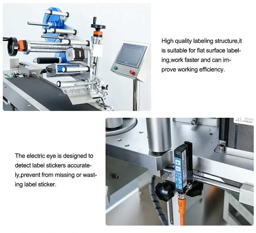 ZONESUN ZS-TB832 Automatic Flat Surface Labeling Machine with Paging Machine-ZONESUN TECHNOLOGY LIMITED ZONESUN ZS-TB832 Automatic Flat Surface Labeling Machine with Paging Machine-ZONESUN TECHNOLOGY LIMITED