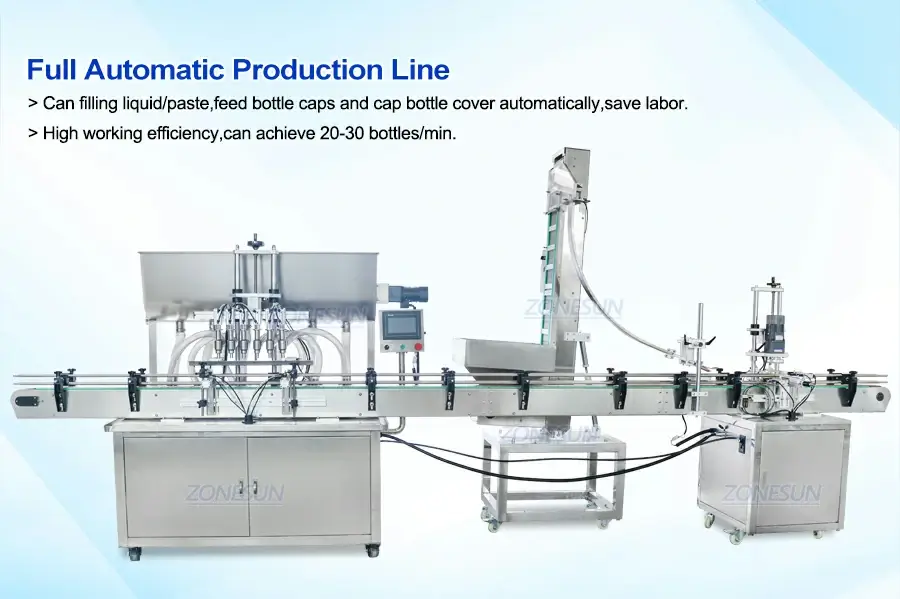 Automatic production line With Cap Feeding Elevator Machine-ZONESUN TECHNOLOGY LIMITED Automatic production line With Cap Feeding Elevator Machine-ZONESUN TECHNOLOGY LIMITED