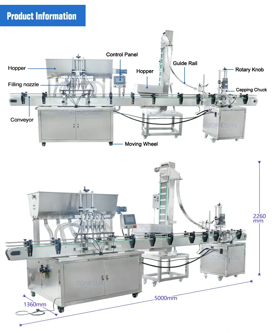Automatic production line With Cap Feeding Elevator Machine-ZONESUN TECHNOLOGY LIMITED Automatic production line With Cap Feeding Elevator Machine-ZONESUN TECHNOLOGY LIMITED