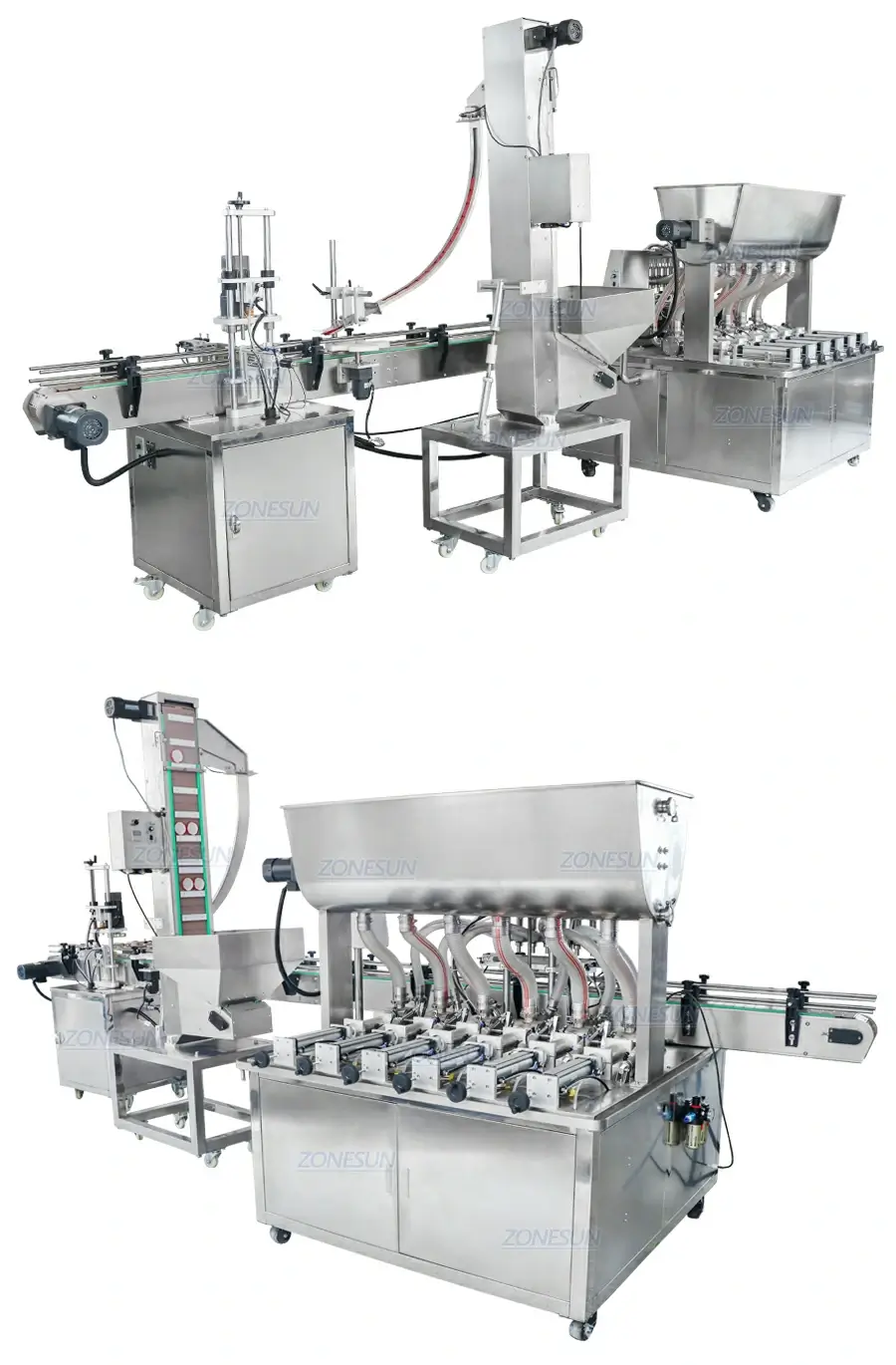 Automatic production line With Cap Feeding Elevator Machine-ZONESUN TECHNOLOGY LIMITED Automatic production line With Cap Feeding Elevator Machine-ZONESUN TECHNOLOGY LIMITED