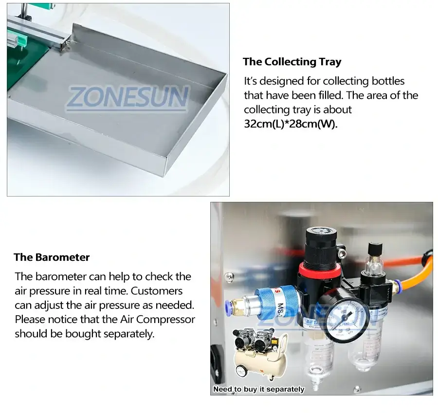 4 Nozzles Diaphragm Pump Filling Machine-ZONESUN TECHNOLOGY LIMITED 4 Nozzles Diaphragm Pump Filling Machine-ZONESUN TECHNOLOGY LIMITED