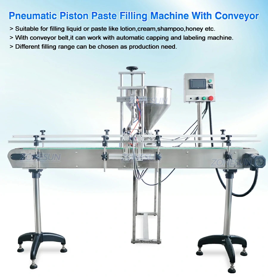 Single-head Paste Filling Machine-ZONESUN TECHNOLOGY LIMITED Single-head Paste Filling Machine-ZONESUN TECHNOLOGY LIMITED