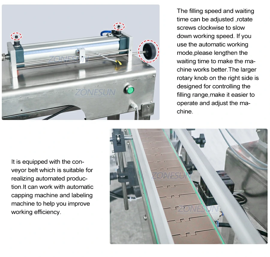 Single-head Paste Filling Machine-ZONESUN TECHNOLOGY LIMITED Single-head Paste Filling Machine-ZONESUN TECHNOLOGY LIMITED
