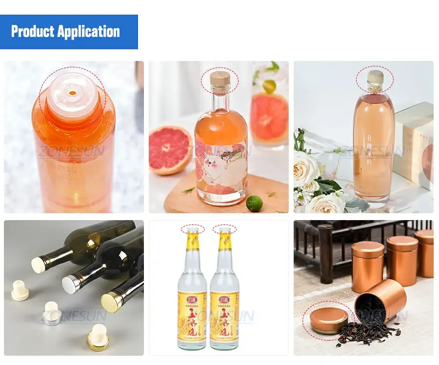 Automatic Cork Capping Crimping Pressing Machine-ZONESUN TECHNOLOGY LIMITED Automatic Cork Capping Crimping Pressing Machine-ZONESUN TECHNOLOGY LIMITED