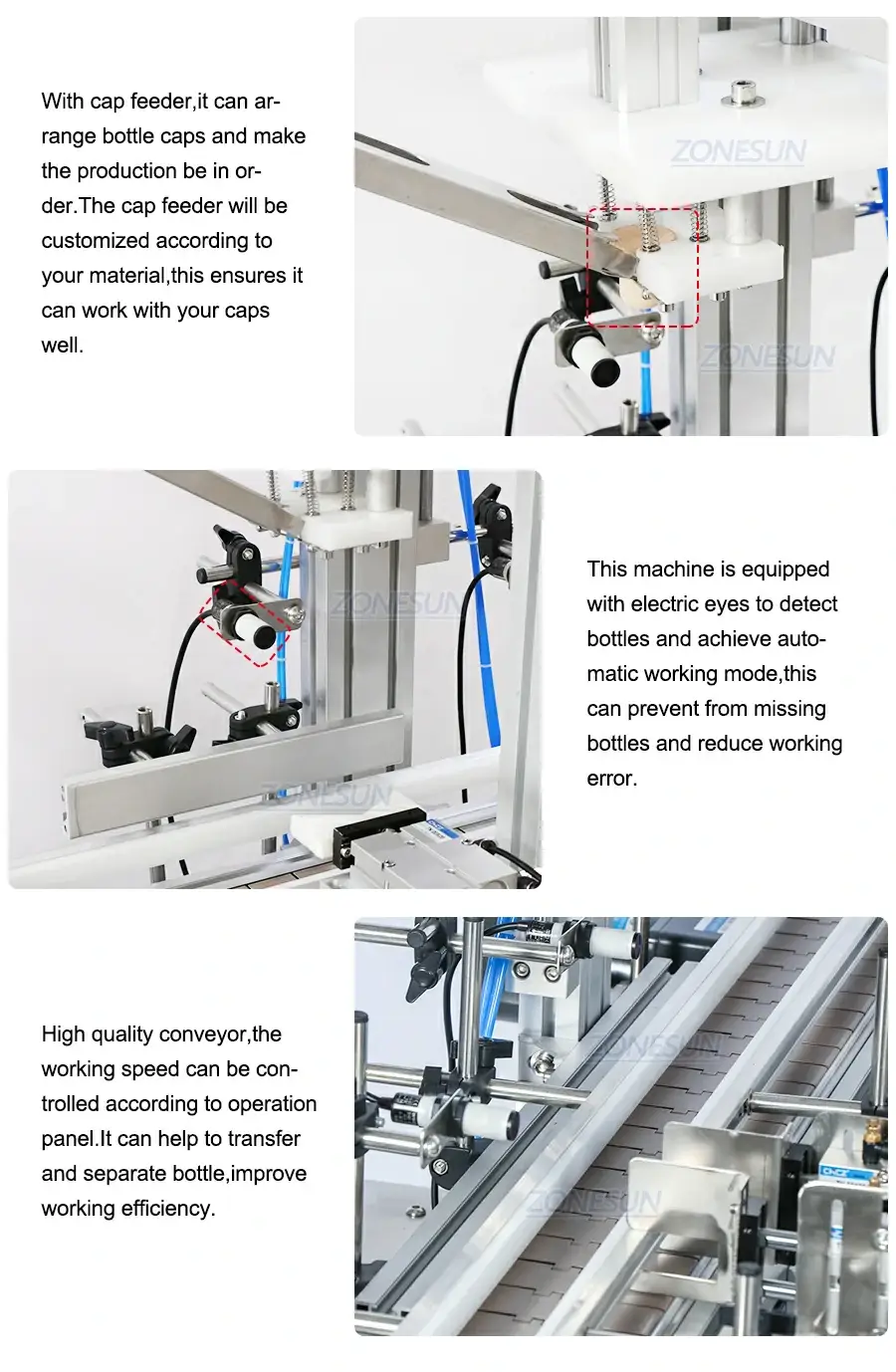 Automatic Cork Capping Crimping Pressing Machine-ZONESUN TECHNOLOGY LIMITED Automatic Cork Capping Crimping Pressing Machine-ZONESUN TECHNOLOGY LIMITED