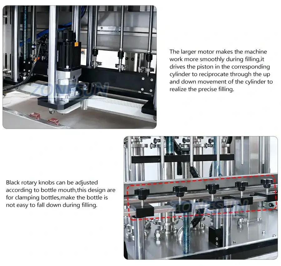 Automatic Six-head Explosion-proof Servo Filling Machine-ZONESUN TECHNOLOGY LIMITED Automatic Six-head Explosion-proof Servo Filling Machine-ZONESUN TECHNOLOGY LIMITED